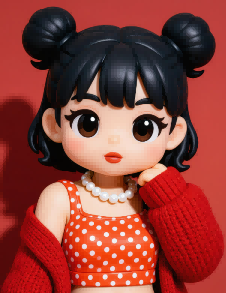 Photo to cartoon style using Kling